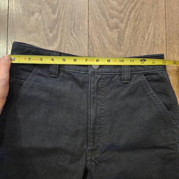 TNA Artizia Black Wide Leg Cotton High Waisted Jeans Size 4 Trendy Neutral - Picture 13 of 16